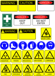 Signage Safety Set of Images